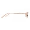 Messy Weekend Unisex Milo Peach Gradient Brown Sunglasses