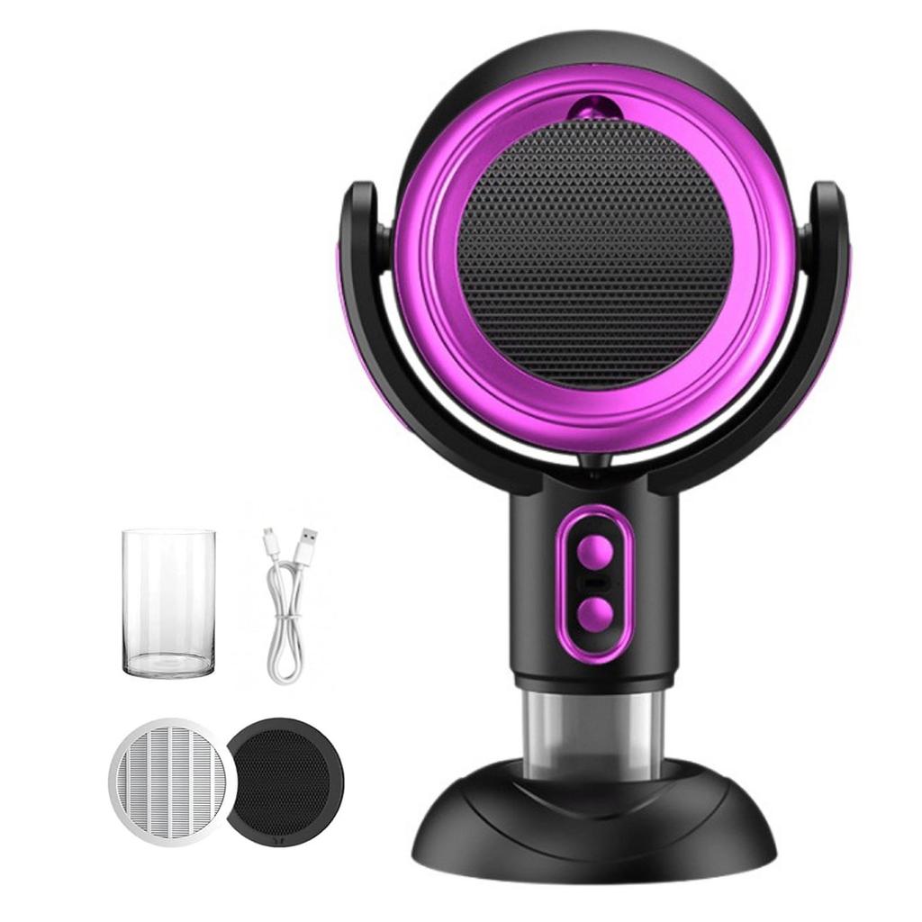 Portable Range Hood Negative Ion Desk Exhaust Fan Oil Fume Purifier Desktop Cooker Hood for Home Office Kitchen Desk and Travel