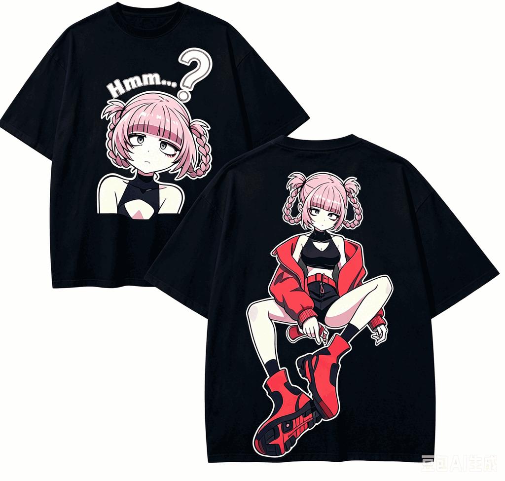 Call of The Night Anime Lover T-shirt Harajuku Cotton New Model High Street Retro Oversized Uni