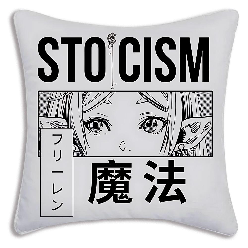Anime C-Cowboy Bebops Pillow Covers Cartoon Sofa Decorative Home Double-sided Printing Short Plush Cute Cushion Cover