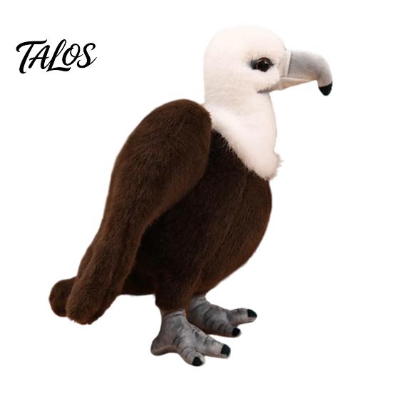 Detaillierter Weißkopfseeadler Sammlerstück Realistisches Plüschtier, Stofftier mit faltbaren Flügeln als Displaystück, Lebensechter Vogel Plüschtier für Heimdekoration