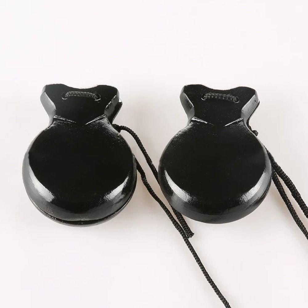 Wooden Spanish Castanets Hand Clapper Hand Castanets Flamenco Dance Castanets Children Kids