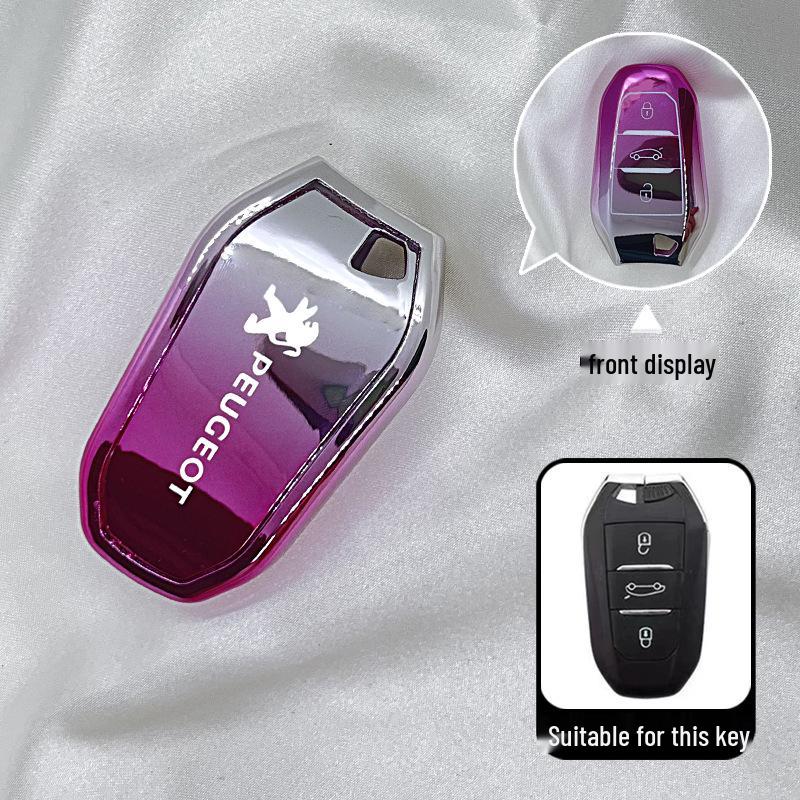 Peugeot 408/508/4008/5008 Key Case - Simple Unisex Protective Cover