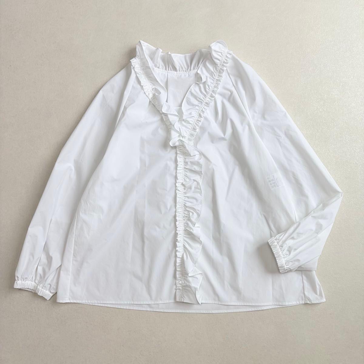 PLST Typewriter Ruffle Blouse Ceremony Shirt Ruffle Shirt 2025