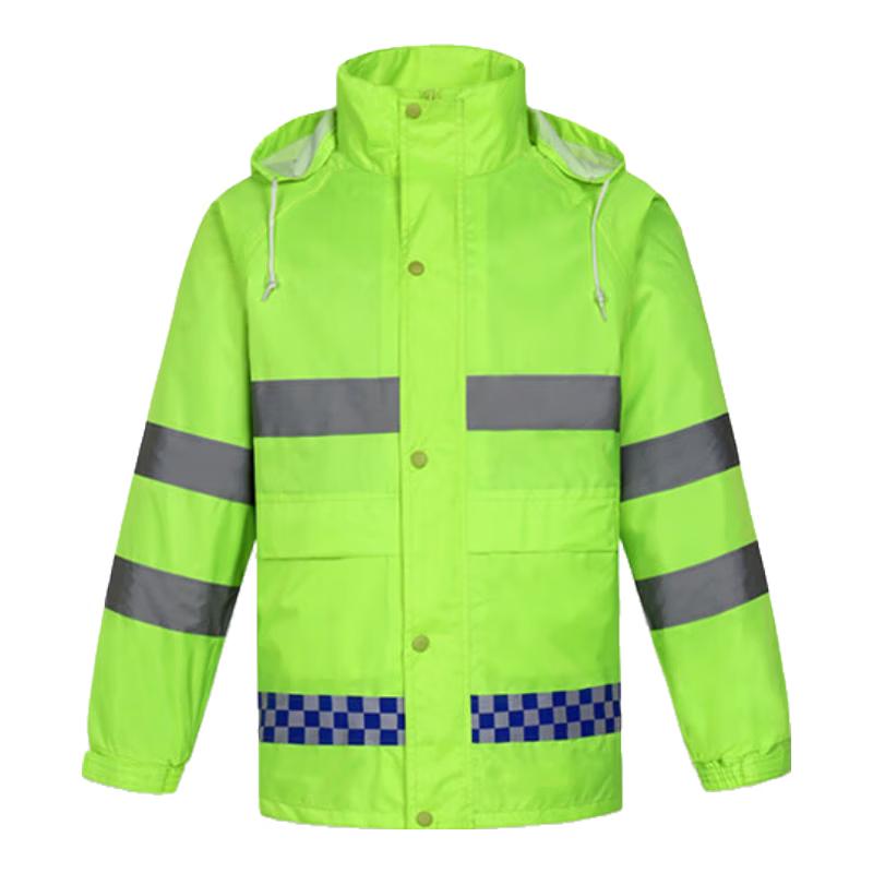 High-Visibility Outdoor Reflective Rain Suit