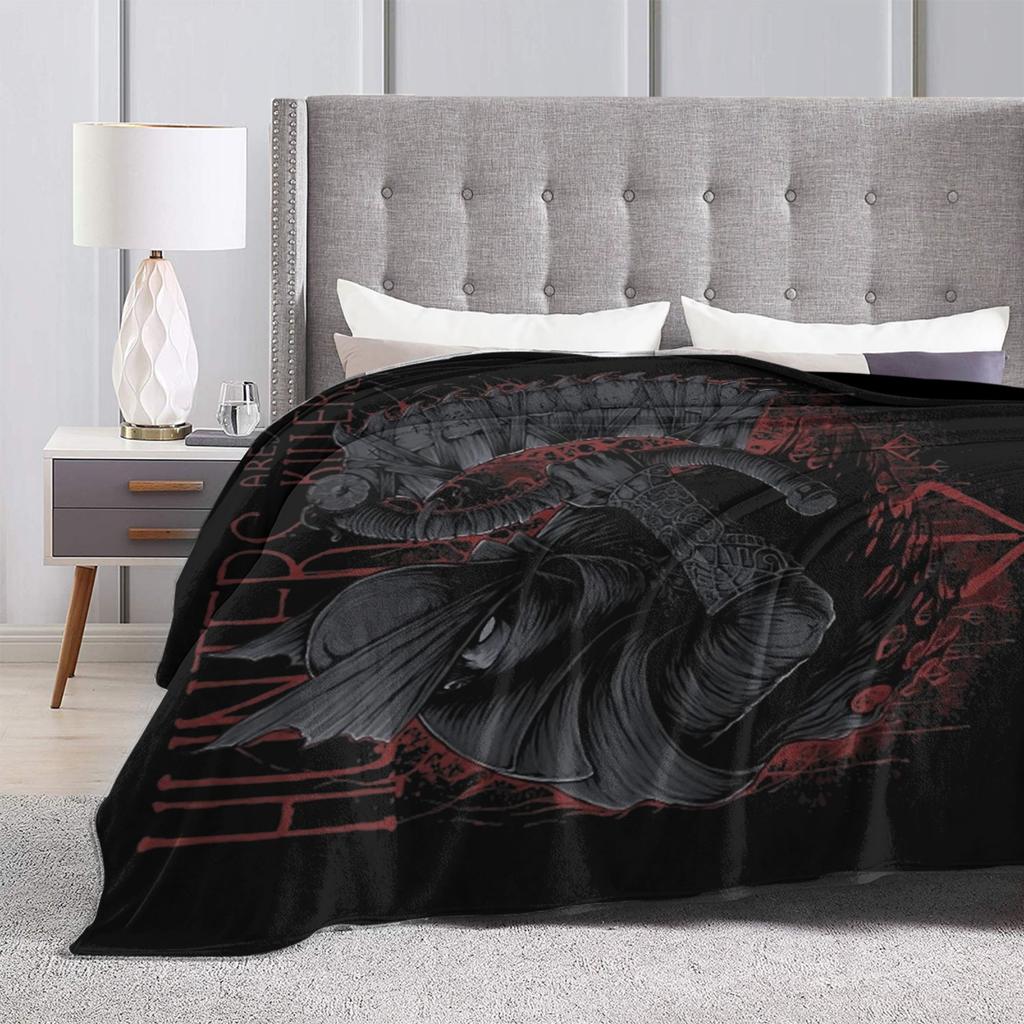 Bloodborne Video Game Blankets Velvet Summer  Breathable Warm Throw Blanket for Sofa Car Bedding Throws