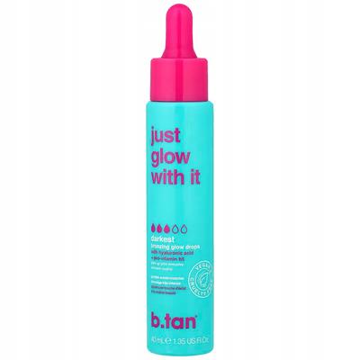 B.Tan Just Glow With It Krople Samoopalające 40Ml