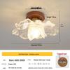 Rechargeable Solid Wood Gardenia LED Wall Light