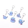 5Pcs Cartoon Huntrix Saja Boys Derpy Tiger Acrylic Keychains Ring Double-Sided Key Chain Jewelry Demon Hunters Love Gifts