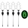 Fluorescent Christmas Tree Solar Light Outdoor Landscape Courtyard Lamp Garden Decoration Lawn Light Stake Light for Christmas