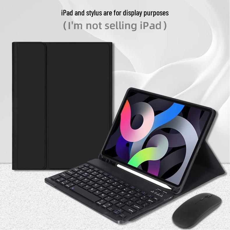 11th Gen iPad Wireless Bluetooth Keyboard & Protective Leather Case for Apple M5 2025, Air 13-inch Tablet.
