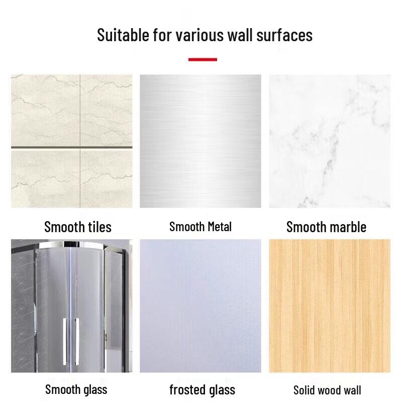 LIEI No-Drill Adhesive Wall Hook and Storage Rack