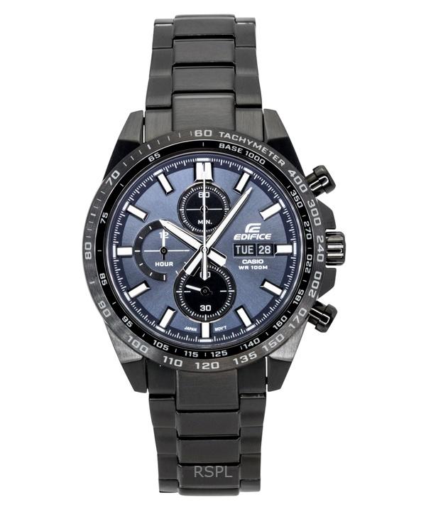 Casio Edifice Analog Chronograph Stainless Steel Blue Dial Quartz EFR-574DC-2AV 100M Men s Watch синий