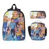 3Pcs Dispatch Mecha Man Eras Tour Prints Backpack Set for Kids Pencil Boxes Bookbag Sets with Lunch Box For School Daypack