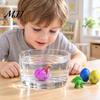 Fun Exploration Gifts for Kids Dinosaur Advent Calendar with 24 Water Hatching Eggs, Color Crack Grow Christmas Countdown Dino Educational Toy