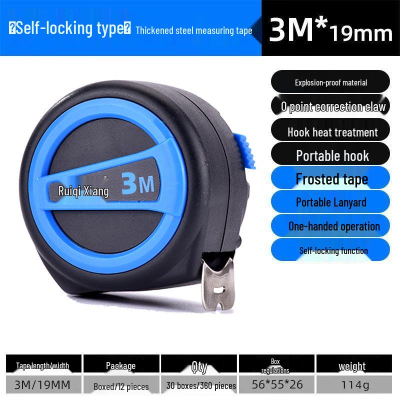 Stainless Steel Tape Measure - 3m, 5m, 7.5m, 10m, Waterproof, Hardened Ruler for Home Use