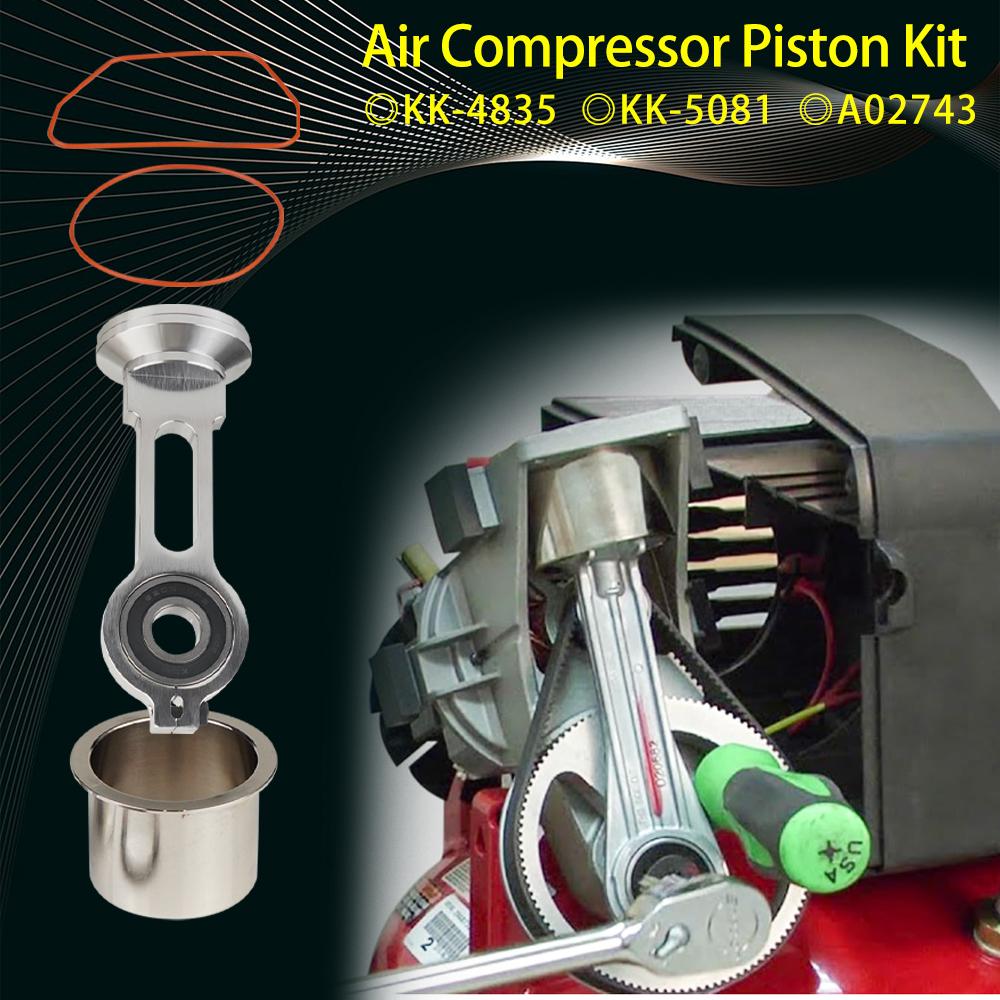 KK-4835 A02743 Kit de biele pentru piston compresor pentru Craftsman Devildiss Dewalt Porter Cablu Pompă pentru compresor de aer fără ulei