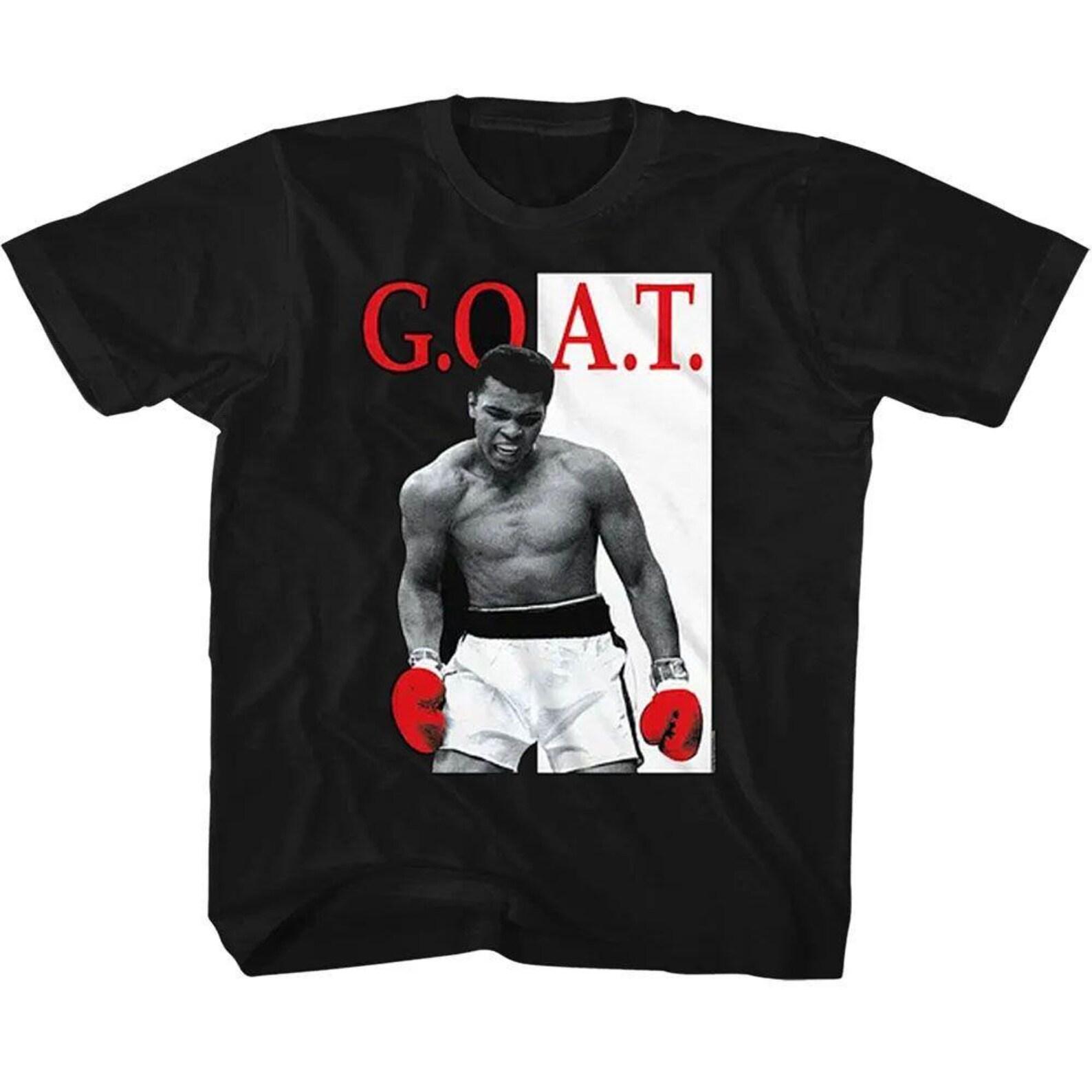 Muhammad Ali Goat Black Youth T-Shirt 100