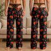 Men's Funny Novelty Halloween Pajama Pants with Underwear Print for Sleepwear