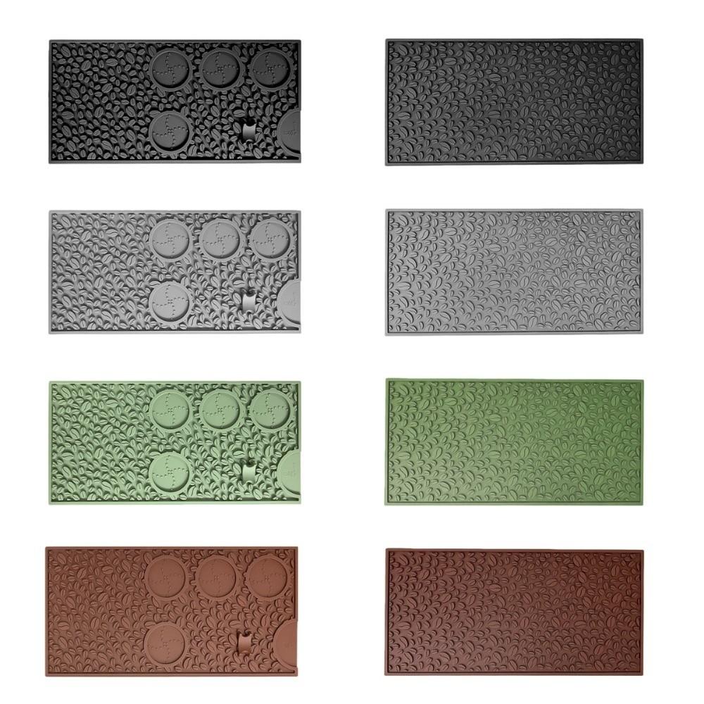 Silicone Coffee Bean Mat Waterproof Non-slip Drainage Mat Thermal Insulation Coffee Accessories Bar Counter Mat Coffee Bar
