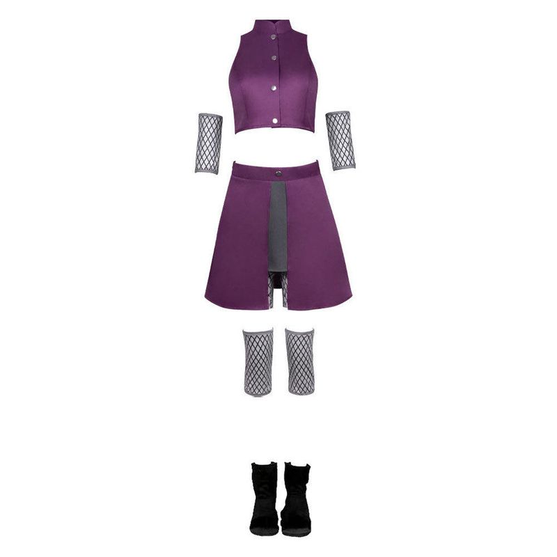 Ninja Costume Yamanaka Ino Cosplay Outfit Halloween Costume Anime Convention Cosplay Dress in Stock