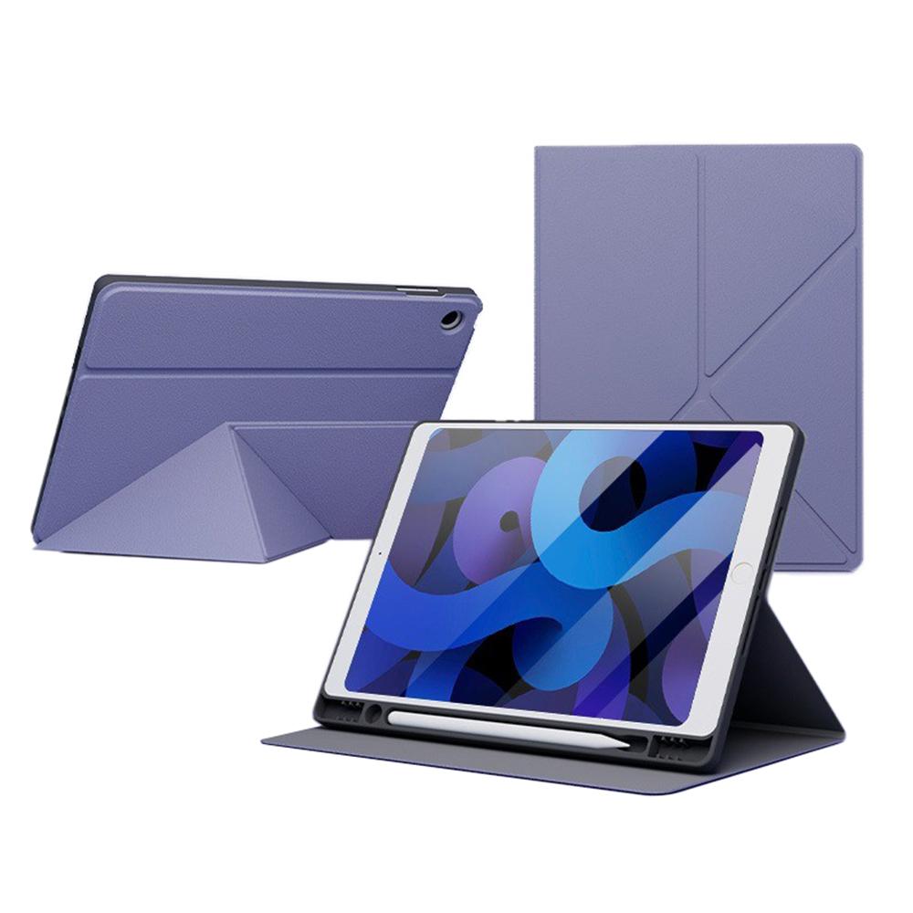 Tablet Case For iPad 10.2 (2021)/(2020)/(2019) Folding Stand Shockproof Leather Cover with Pencil Holder