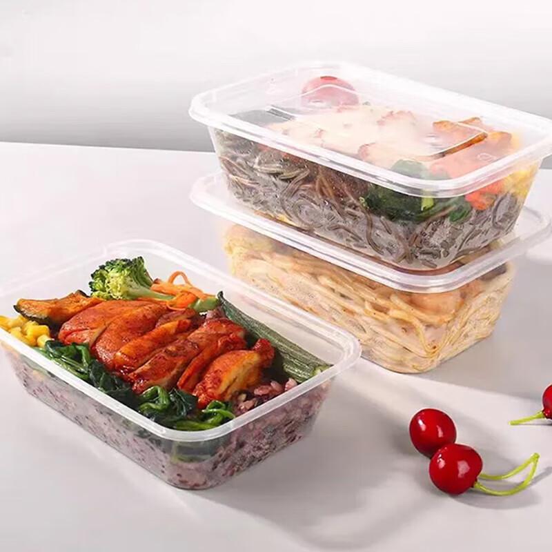 AOmeiyou Disposable Clear Plastic Food Containers