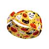 Wide Edge Knot Elastic Turban Soft Halloween Printed Headband Bandanas Elastic Headband  Sports