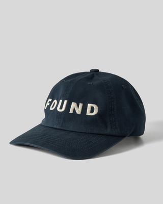 HUMAN N CAT Found Bold Washed Vintage Ball Cap [Navy]