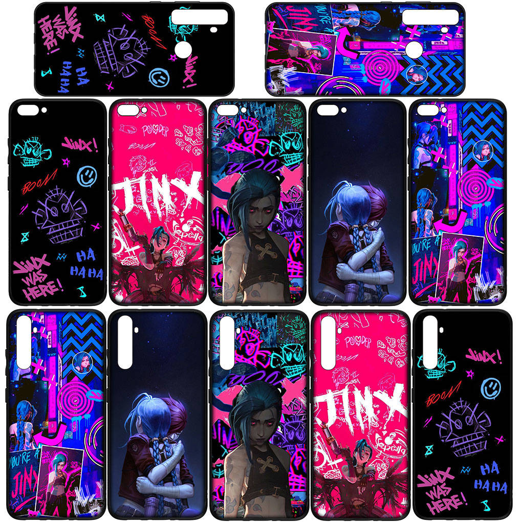 Pre iPhone 16 15 Xiaomi Redmi Note 13 12 11 Pro Max X 9 14 Plus XR Samsung Galaxy A15 S24 S23 Huawei OPPO Cover Arcanes Poster Jinx Game Vi Puzdro na telefón