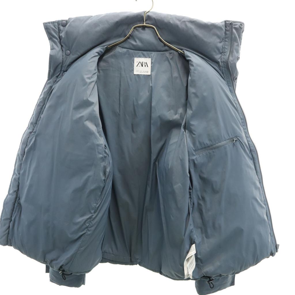 Zara Peach Skin Batting Jacket S Blue Gray Men's Used