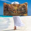 Lord Rings Print Beach Towel, Large Soft Quick Dry Towel for Beach Camping Swimming