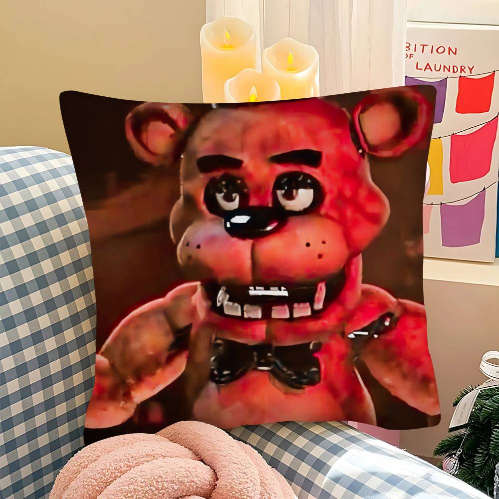 1Pc F-Fnaf Five-Nights-At-F-Freddys Pillow Case Fashion Square Pillowcase Bedroom Sofa Room Ins Decoration Leisure