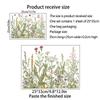 Green Plant Leaves Wall Sticker Bathroom Toilet Sticker WC Self Adhesive Mural Beautify Flower Home Decoration Decals bathroom