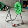 Water Hose Reel Winder Manual with Shoulder Pads Stable for Fields