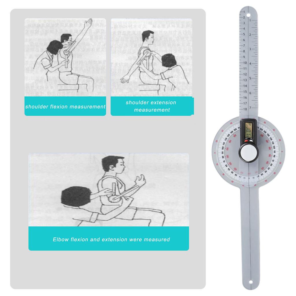Joint Angle Finder Battery Powered Convenient Easy Observation Joint Motion Goniometer High Accuracy Practical for Limbs