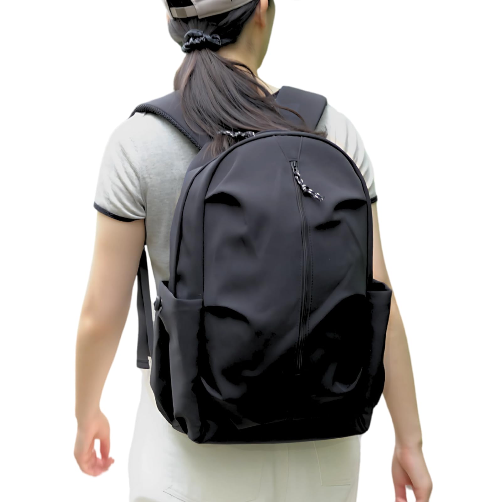 

BASIN Women s Lightweight Backpack, Perfect for School, Commuting, Business, Travel, Water-Repellent, and Outdoor Use, with Laptop Storage, Black
