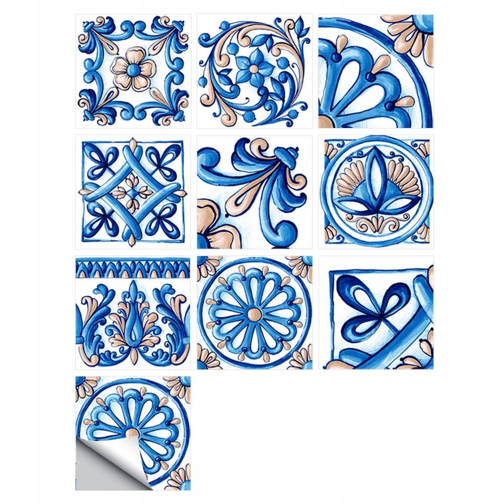 Self-adhesive PVC Patchwork Panel Tiles Set of 10 Wallpaper 20X20Cm Zm-06-027