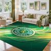 Sporting CP FC Design Crystal Velvet Rug Soft Decorative Mat for Bedroom Entrance