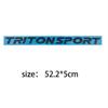 Tritonsport Letter Label Car Stickers Abs For Mitsubishi Triton Sport Body Tail Modified Accessories Trunk Sticker Decoration