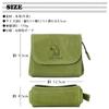 Peanuts 73342 Snoopy Wallet Short Wallet with Snap Button Closure and Character Green Pouch, Embossing, Women's,