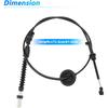 No.25800701 Automatic Transmission Gear Shifter Cable for Chevrolet Colorado 2004-2008 for GMC Canyon 2004-2008 Pickup A/T Range Selector Lever