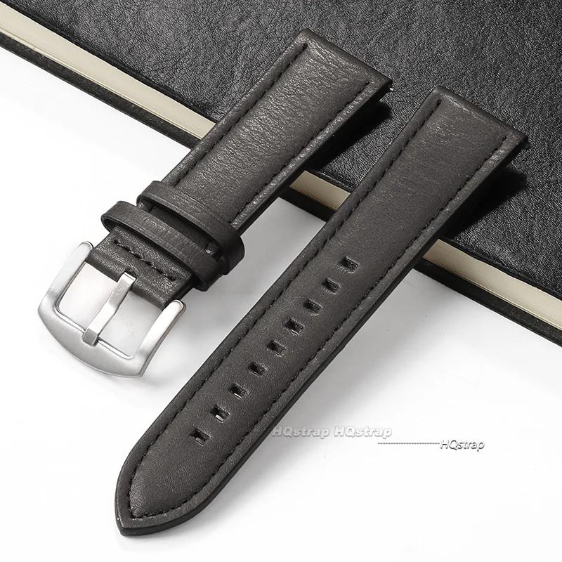 20mm 22mm Vintage Retro Calfskin Leather Watch Band Quick Release Straps Men Women Bracelets Belt Universal Watch Accessories
