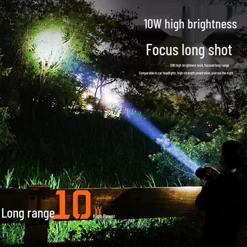 Kangming Rechargeable LED High-Power Handheld Searchlight