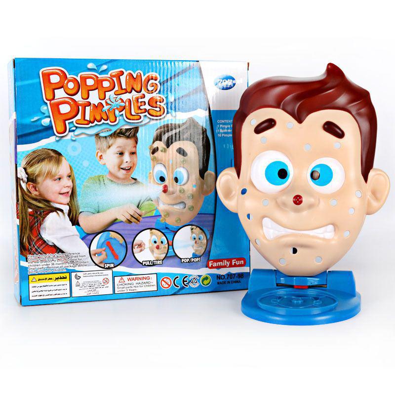 Funny Squeeze Pimple Toy - Interactive Water-Spraying Party Game for Kids