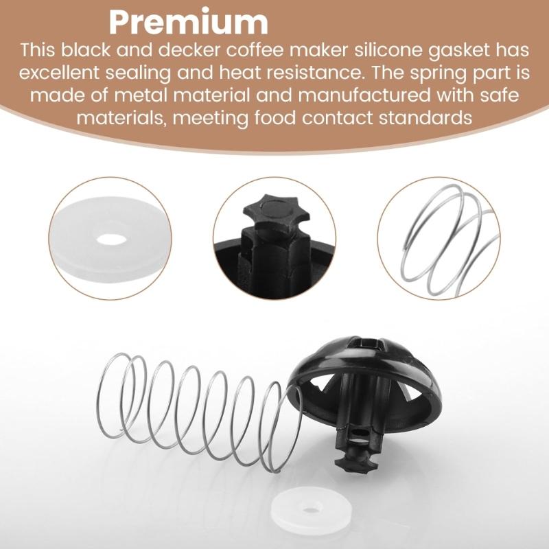 Cestello porta filtro di ricambio per macchina da caffè con tappo a molla Kit Accessorio Compatibile con 990117900 990237500