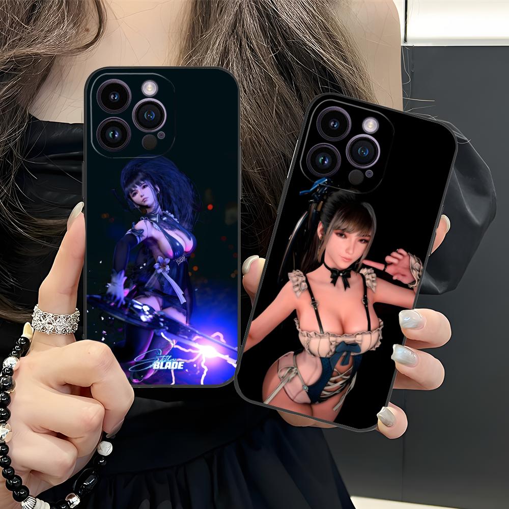 Stellar Blade Game Phone Case for iPhone 16 15 14 13 12 11 X XR XS 8 7 Pro Max Plus Mini Colour Printing Cellphones Pretty Cover
