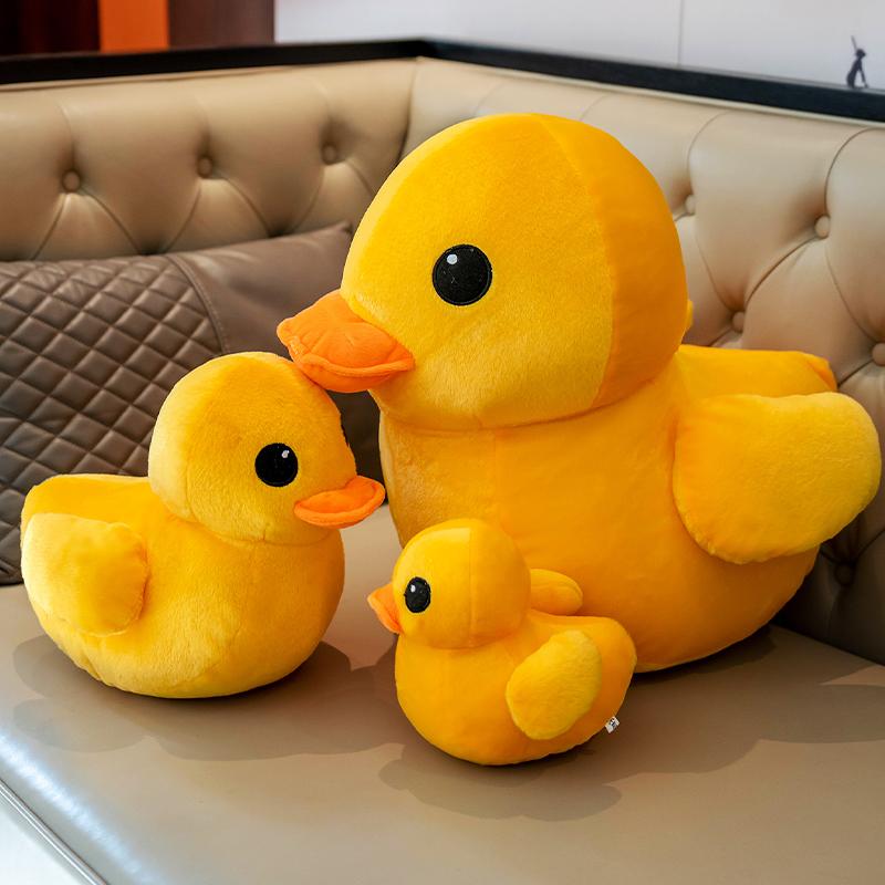 20-70 Cm Grande Dimensioni Giallo Soffice Anatra Peluche Giocattoli Cuscino per Dormire Animali di Peluche Anatre Peluche Giocattolo Decorazione Casa Cuscino Regalo di Natale per Bambini