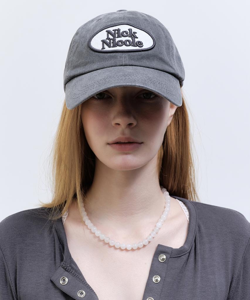 Nigaennikol Oval Wappen Ball Cap_Denim Charcoal