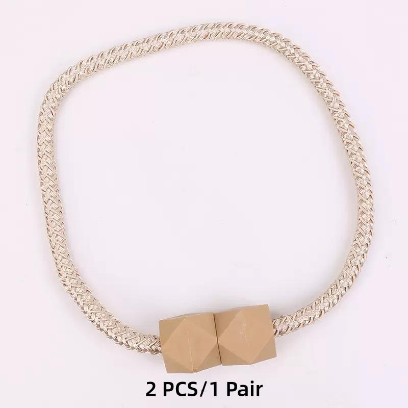 2PCS Magnetic Curtain Clip Curtain Holders Tie Back Buckle Clips Hanging Buckle Tie Back Curtain Decor Accessories